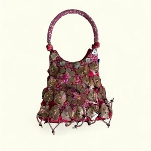 Vintage Beaded‎ and Shell Handbag
